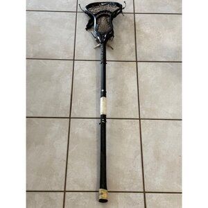 Nike Black Lacrosse STEX 30 in Stick Hyper Lite Head Net Mesh Complete Ready